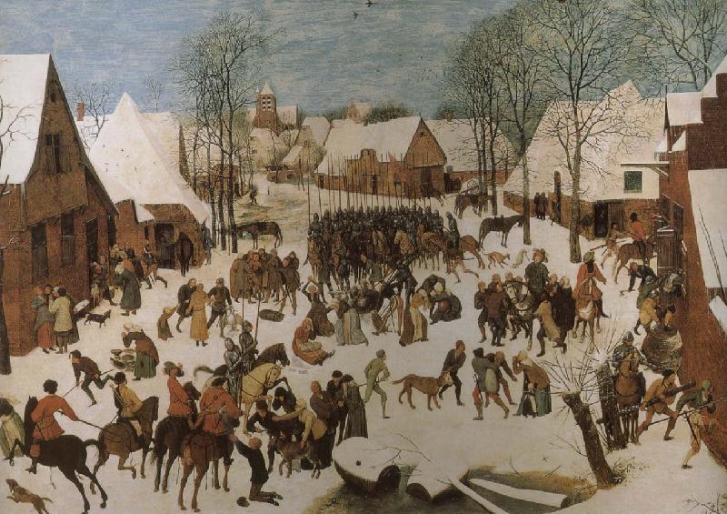 Pieter Bruegel The killing of innocent oil painting picture
